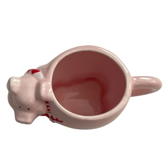 Papel Freelance Farm Pig W/ Hankerchief Ceramic Mug/Planter0GUC - Picture 2 of 6